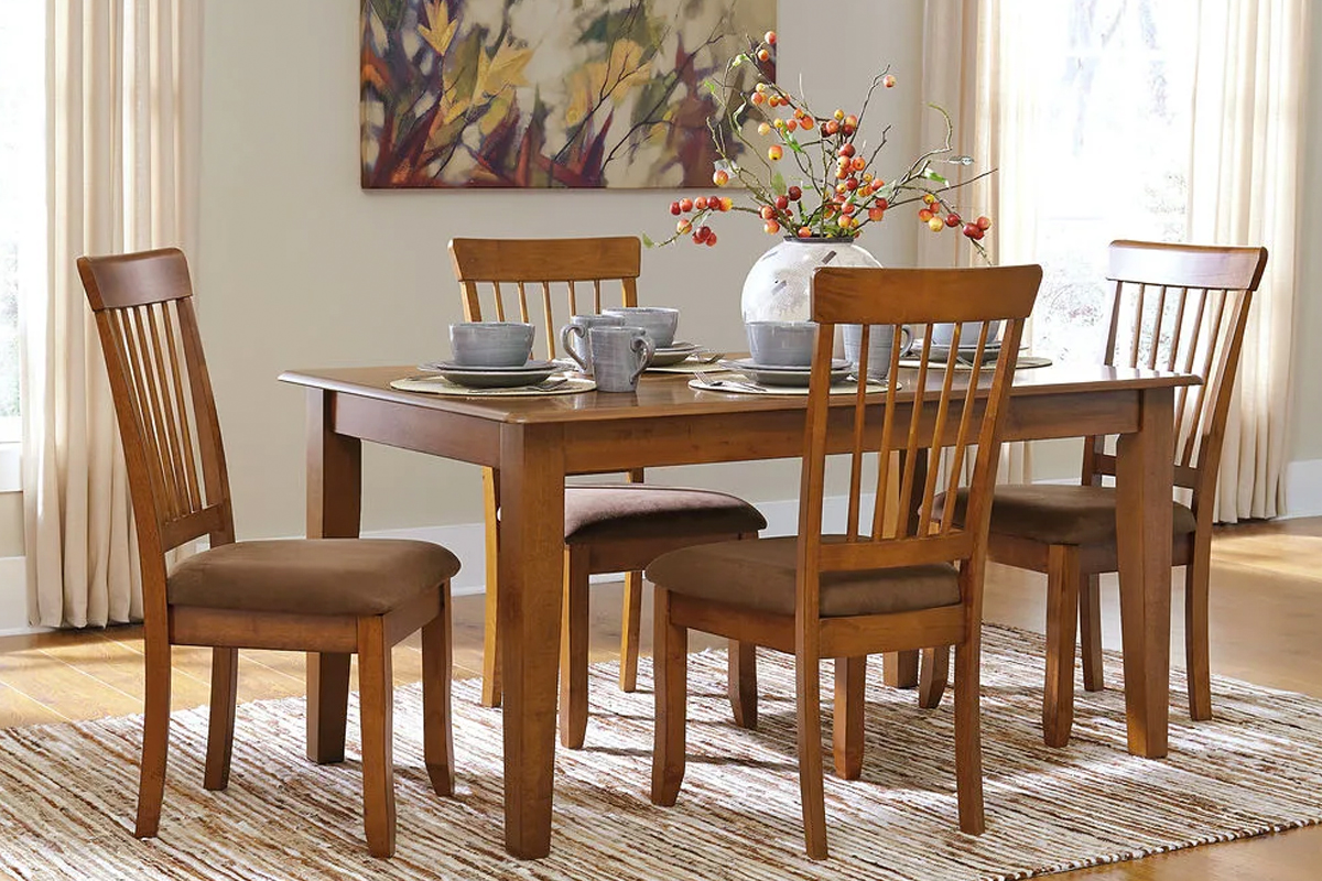 Uph Side Chairs Large Bench, Meredy Dining Room Table And Chairs With Bench Set Of 6