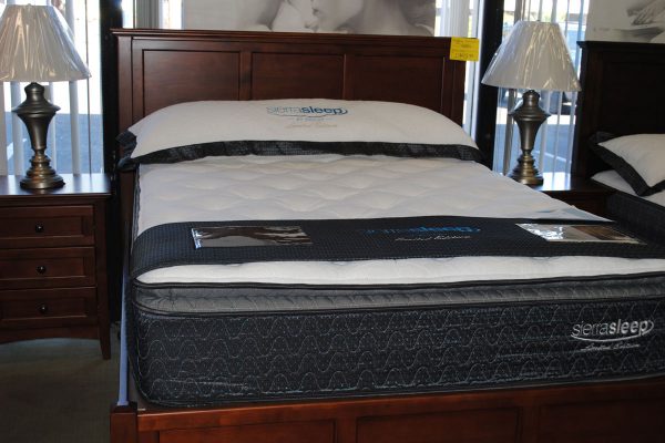 Ashley sierra sleep mattresses in sizes, multiple fill types at desert design furniture stores in tucson